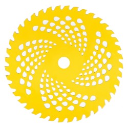 Ніж до мотокоси 40 зуб.(нерж.сталь) в уп. Жовтий Ніж до мотокоси 40 зуб.(нерж.сталь) в уп. Жовтий