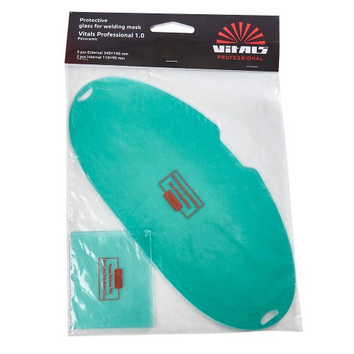 Комплект захисного скла для маски зварника "Vitals Professional 1.0 Panoramic" - фото 1