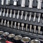 Набір головок торцевих 1/4″ та 1/2″ 94 предмети Vitals Master - фото 10