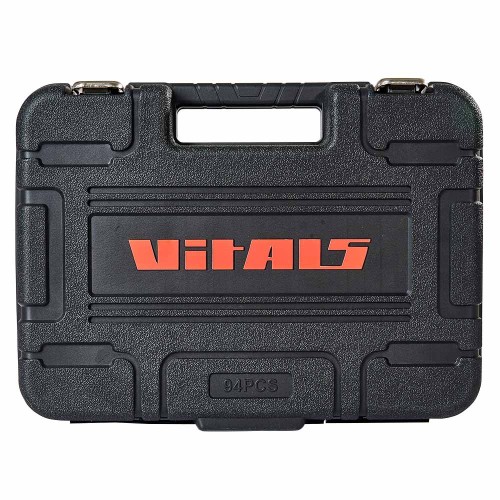 Набір головок торцевих 1/4″ та 1/2″ 94 предмети Vitals Master - фото 7