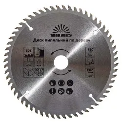 Диск пиляльный Vitals по дереву 180x22.2/20, ATB 60