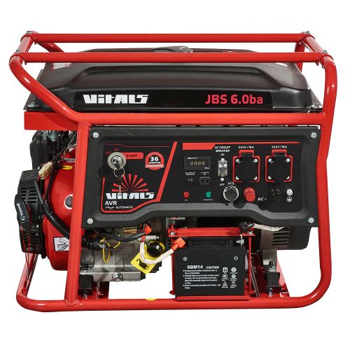 Купити генератор бензиновий Vitals JBS 6.0ba Генератор бензиновий Vitals JBS 6.0ba