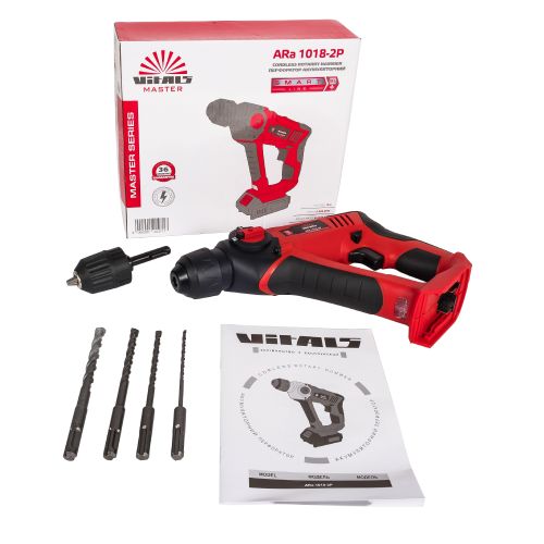 Купити перфоратор акумуляторний Vitals Master ARa 1018-2P SmartLine Перфоратор акумуляторний Vitals Master ARa 1018-2P SmartLine